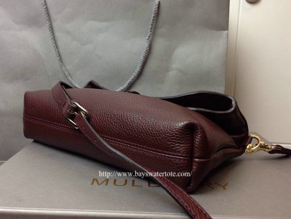 Oxblood Leather Mulberry Tessie Shoulder Bag sale in 2014 